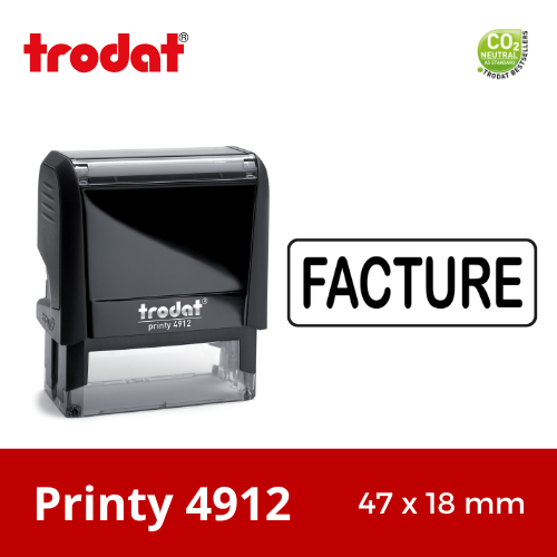 tampon facture encreur trodat 4912